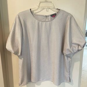 Vince Camuto Shimmering Silver/Gold Blouse